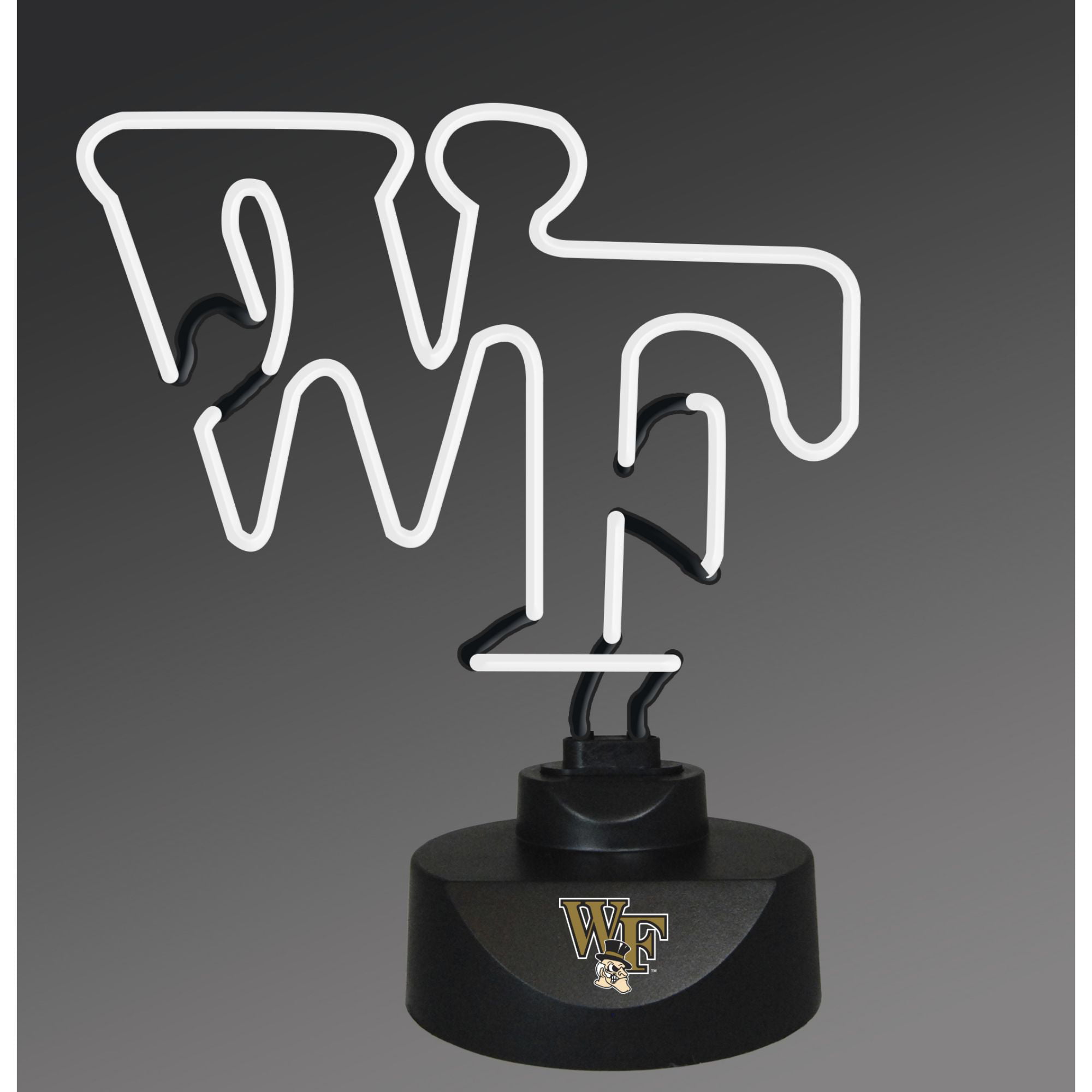 Wake Forest Demon Deacons NCAA Desk/Table Lamp with Black Shade 