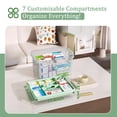 thumbnail image 3 of Caja organizadora de medicamentos ANYPROLUS 15QT transparente con asa, 3 of 7