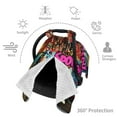 thumbnail image 3 of Car Seat Cover Baby - Graffiti Lamp Urban Scene Breathable Infant Car Seat Cover for Baby Carseat, Lightweight Comfort Baby Essentials Must Haves Newborn Stuff for Girl Boy, 3 of 7