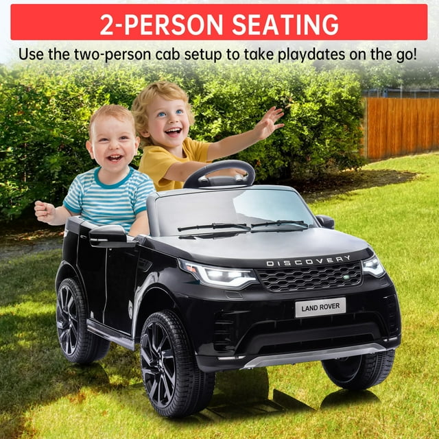 BeesClover 12V Kid Electric Ride On Car with Parental Remote, Dual Motor Battery Powered Vehicle with LED Lights, Music
