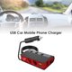 thumbnail image 5 of QC3.0 encendedor de cigarrillos 3 enchufe 180 W adaptador de corriente USB cargador de coche (rojo) Likrtyny Para estrenar, 5 of 9
