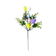 thumbnail image 3 of Lunxisen 3 Pcs Easter Decorations Spring Artificial Floral Stems Decor for Home Vase Filler Table Centerpiece, 3 of 8