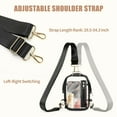 thumbnail image 3 of YOOLIFE Initial Clear Bag for Stadium Events, Clear Bag Stadium Approved Clear Crossbody Bag Clear Purse Clear Stadium Bag Gifts for Women, 3 of 7