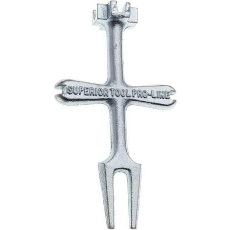UPC: 0017198039309 | Superior Tool 4003277 Pro-Line Plug Wrench Silver