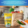 thumbnail image 2 of FZC-VeggieZips Sacs de Rangement Premium pour Produits - 10 Sacs de Conservation des Aliments + 10 Sacs HydroLiners pour Garder les Produits Frais Plus Longtemps - Sacs Lavables et Réutilisables pour le Contrôle de l'Humidité des Fruits et Légumes, 2 of 4