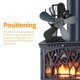 thumbnail image 1 of Mejora de 5 alimentada con calor nuevo ventilador ecológico para chimenea quemador de troncos de (65 ℃- ℃) - Gris perfecl Ventilador de estufa alimentado por calor, 1 of 8