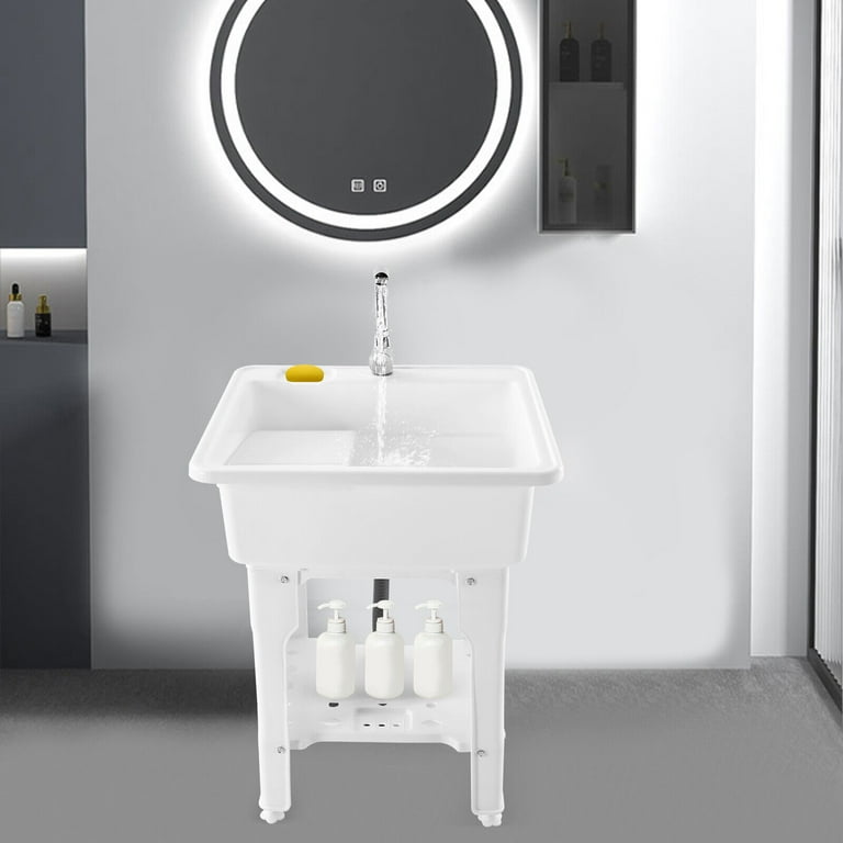 Plastic 2024 garage sink