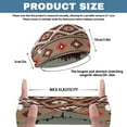 thumbnail image 7 of COEQINE Aztec Ethnic Nurse Button Headband Knotted Headbands for Women Sport Headbands for Men Stretchy Headband for Running Cycling Football Basketball Yoga Workout, 7 of 7