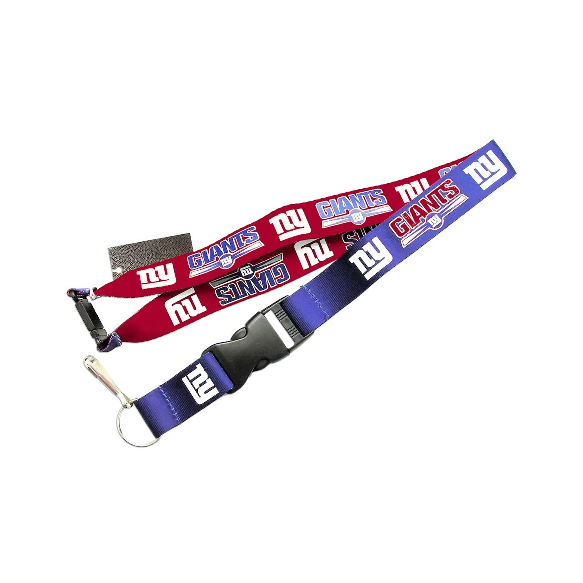 NFL New York Giants Reversible Lanyard Keychain Ticket ID Holder