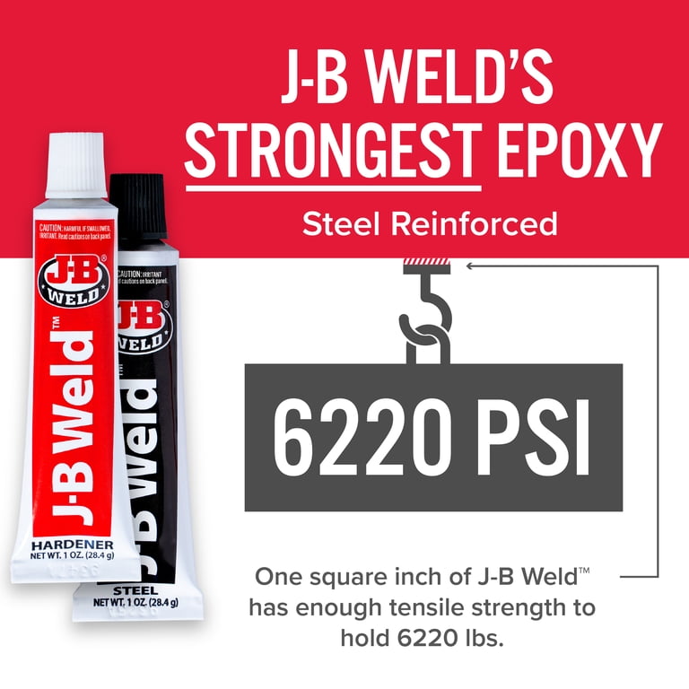 6 pack) J-B Weld Twin Tube - 2 oz dark gray - Walmart.com