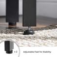 thumbnail image 4 of VASAGLE Ladder Shelf 5-Tier Corner Shelf Stand Bookshelf Plant Stand Display Shelf for Living Room Office Rustic Brown and Black, 4 of 10