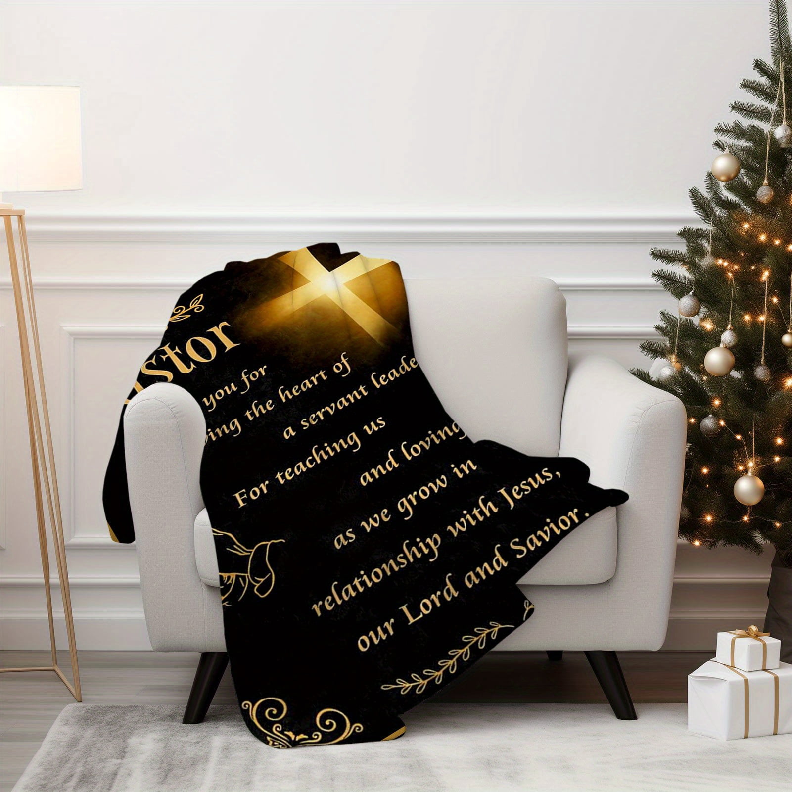 Pastor Appreciation Gifts Pastor Blanket Gifts Pastor Gifts for Men Brithday Gifts for Pastors Women Christmas Thank You Gifts for Pastor Religious Christian Blanket Pastor Gift