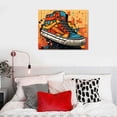 thumbnail image 4 of COMIO Graffiti Wall Art Sneakers Painting  Canvas Wall Art Shoe Pop Art Wall Decor Ready to Hang, 4 of 4