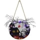 thumbnail image 5 of Letrero colgante decorativo de Halloween, letrero de pared de madera de araña fantasma con luz LED, letrero de bienvenida de hoja de arce para reuniones familiares en la puerta delantera Levamdar WLJ-1265, 5 of 5