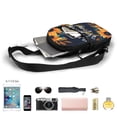 thumbnail image 3 of Lsque Sunflower Welcome A Pattern Chest Package – Foldable Waterproof Chest Bag with Adjustable Shoulder Strap, Double Zipper Compartments & D-Buckle Design, 3 of 7