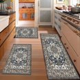 thumbnail image 2 of Kitchen Rugs Sets of 3 Non Slip Washable Kitchen Mats for Floor, Waterproof Kitchen Runner Rug, Floor Mat Carpet for Entryway, Laundry, Sink, Hallway, Bathroom, 2 of 10