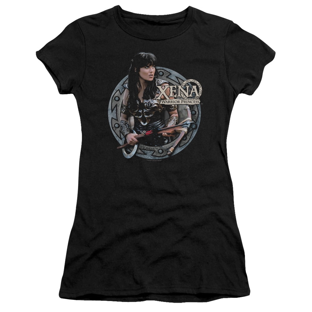 Black Raglan T-Shirts Short Sleeve Xena Princess Warrior Tee for Boys Girls