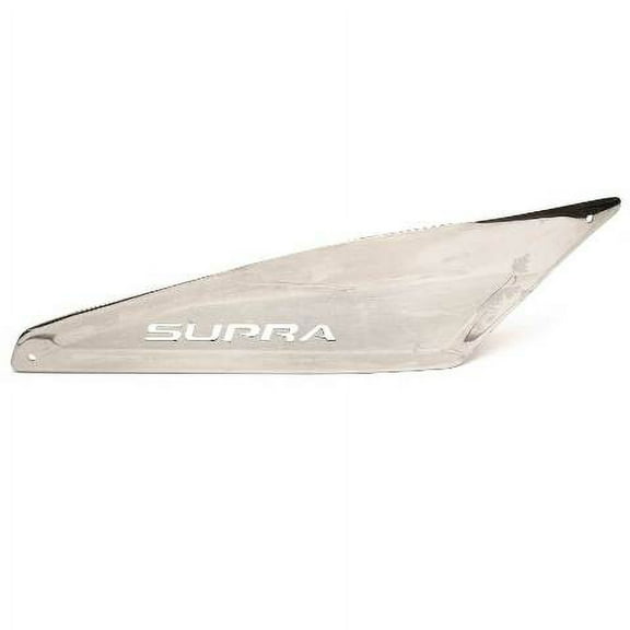 Supra Boat Curved Logo Insert 113199 | 15 1/2 x 4 Inch Stainless