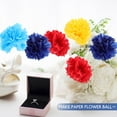 thumbnail image 5 of FOMIYES 10Pcs Paper Pom Poms Tissue Flowers Paper Flowers Tissue Paper Pom Poms for Wedding, 5 of 8