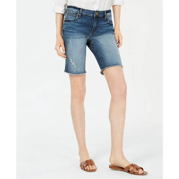 Kut From The Kl Juniors Sophie Denim Bermuda Shorts Size 8