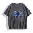 thumbnail image 4 of Floruhand Womens Vintage Flowers T-Shirts Cute Floral Graphic Tees Wildflowers Tshirts Summer Casual Short Sleeve Tops, 4 of 4