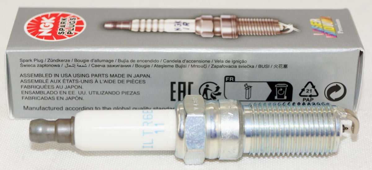 NGK 90117 Laser Iridium Spark Plug (4 Pack) Fits select: 2009-2023 CHEVROLET TRAVERSE, 2012-2020 CHEVROLET IMPALA