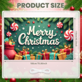 thumbnail image 2 of Colorful Design Christmas Banner Polyester Material Festive Decoration Holiday Cats Banner for Winter Party Indoor Decoration Kids Event, 2 of 9