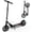 Black, variant on Nattork Kick Scooter for Teens Adults, Max Load 240 LBS, Adjustable Height Foldable with 8" Large Wheels, Anti-Shock Suspension Black