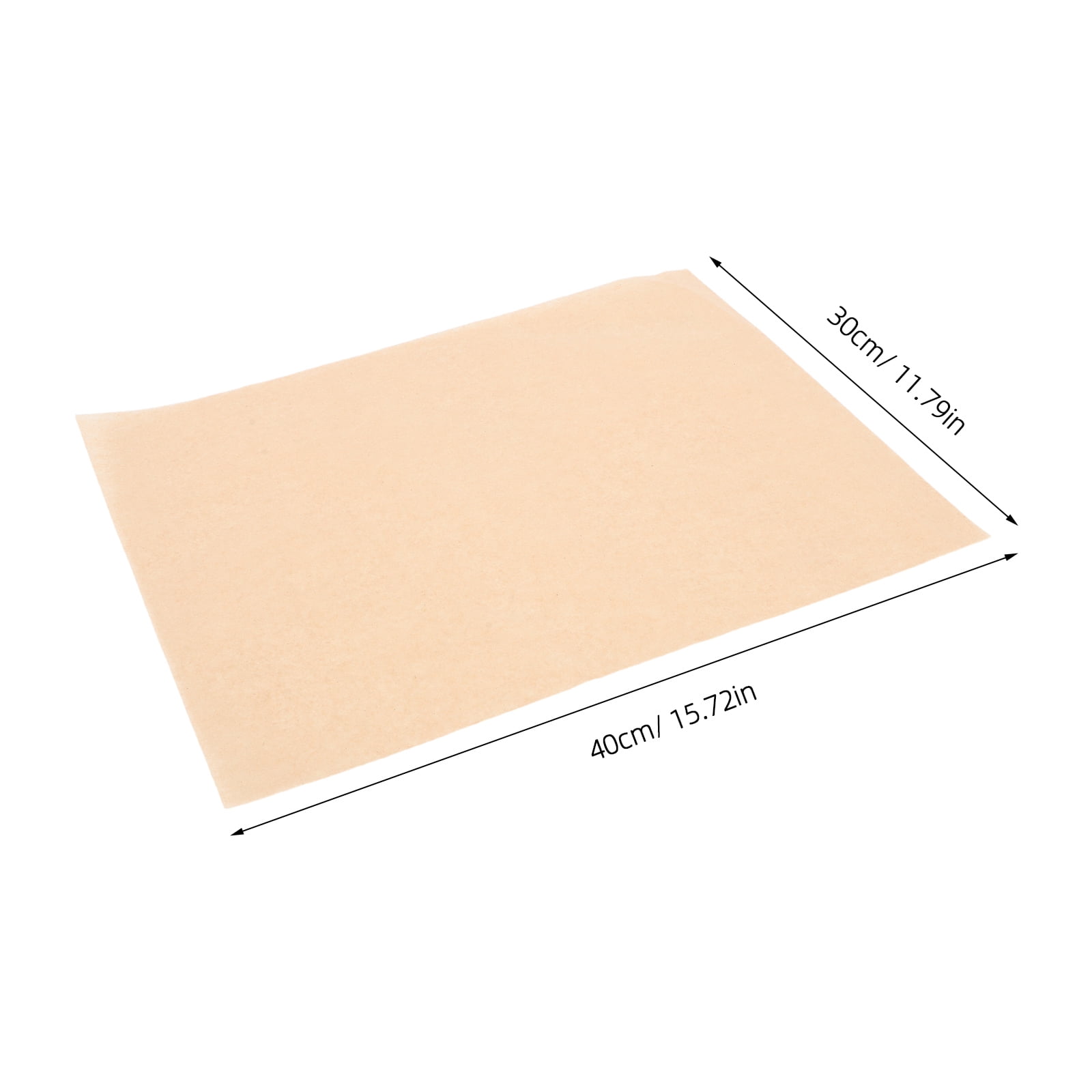 UPOUART 100Pcs Precut Natural Brown Parchment Paper Oven Liner for Cooking Bbq and Baking