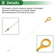 thumbnail image 3 of Oil Dipstick Oil Level Dip Stick No.1530121020 for TOYOTA PRIUS 1500CC 16VALVE DOHC EFI 01-09 Precisely Engineered Fluid Level Gauge Yellow 1 Pc, 3 of 6