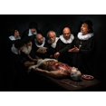 thumbnail image 2 of Galon Ma, Derek 14x11 Gold Ornate Wood Framed with Double Matting Museum Art Print Titled - Anatomy Lesson Ii, 2 of 4