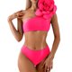 thumbnail image 1 of Traje de baño para mujer, traje de baño con tirantes de color liso para mujer, conjuntos de bikini de moda, trajes de baño para mujer, 1 of 4