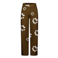 thumbnail image 3 of Puntoco Pantalones casuales largos para hombre Pantalones de pijama a cuadros holgados con estampado de cuadros casuales a la moda para hombre Pantalones largos, 3 of 4