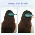 thumbnail image 5 of Unique Bargains 1 Pcs Hair Brush Detangling Brush for Women and Men Hair Brush for Straight Curly Plastic Dark Green, 5 of 7