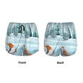 thumbnail image 3 of Balery Gnome And Red Fox Fishing Pantalones cortos deportivos para mujer con forro y dos bolsillos, elásticos, para entrenamiento, gimnasio, yoga-XX-Large, 3 of 7