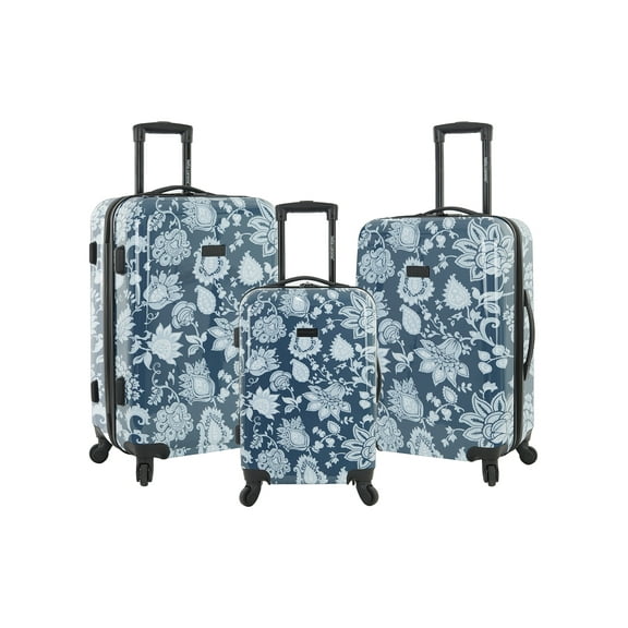 Vonguish 3-piece Hard Side Luggage Set with 8 Wheel Spinners, Royal Blue