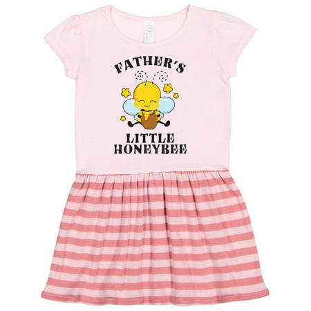 

Inktastic Cute Bee Father s Little Honeybee with Stars Gift Toddler Girl Dress