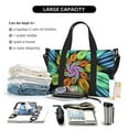 thumbnail image 4 of Honeii Hippie Style Print Hand Travel Bag,Travel Duffle Bag, Waterproof Weekender Bag,Carry On Tote Bags,Weekender Tote Bag,for Weekend and Business Travel, 4 of 7