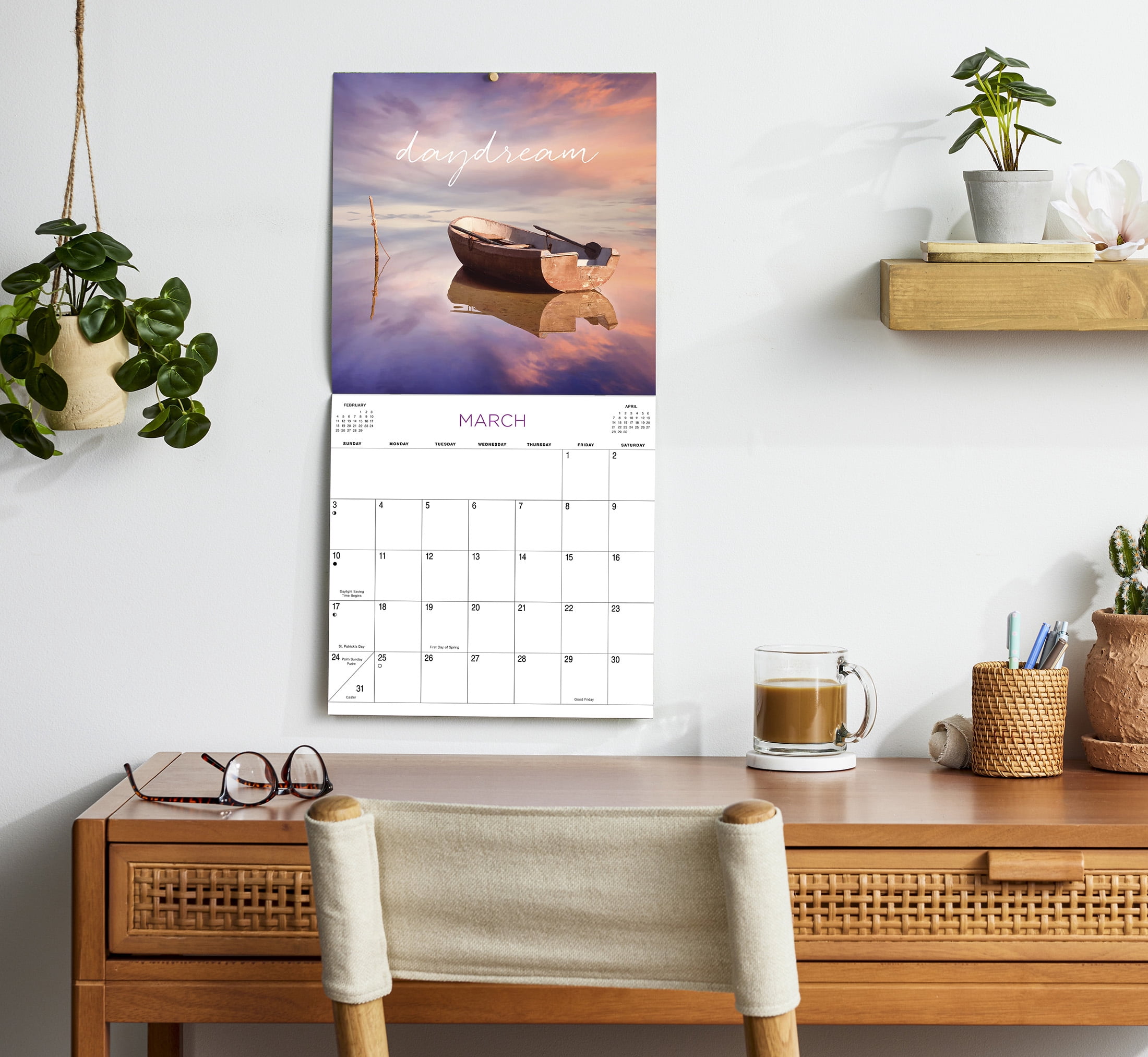 2024-12 Month Hanging Wall Calendar-Tranquility-12x12 by Dayspring