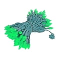 thumbnail image 2 of Novelty Lights Green C6 LED Christmas String Lights 100 Strawberry Bulbs (Green Wire, 50 Feet), 2 of 6