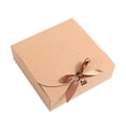 thumbnail image 2 of Toystoory 20 piezas caja de embalaje de dulces Mini caja de papel Kraft clásica contenedor bolsas dulces regalos de Festival evento de Almacenamiento y organización del hogar Caqui/S11.5*11.5*5cm, 2 of 6
