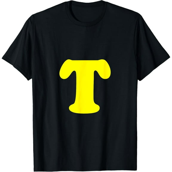 Letter T Funny Chipmunk Group Matching Halloween Costume T-Shirt