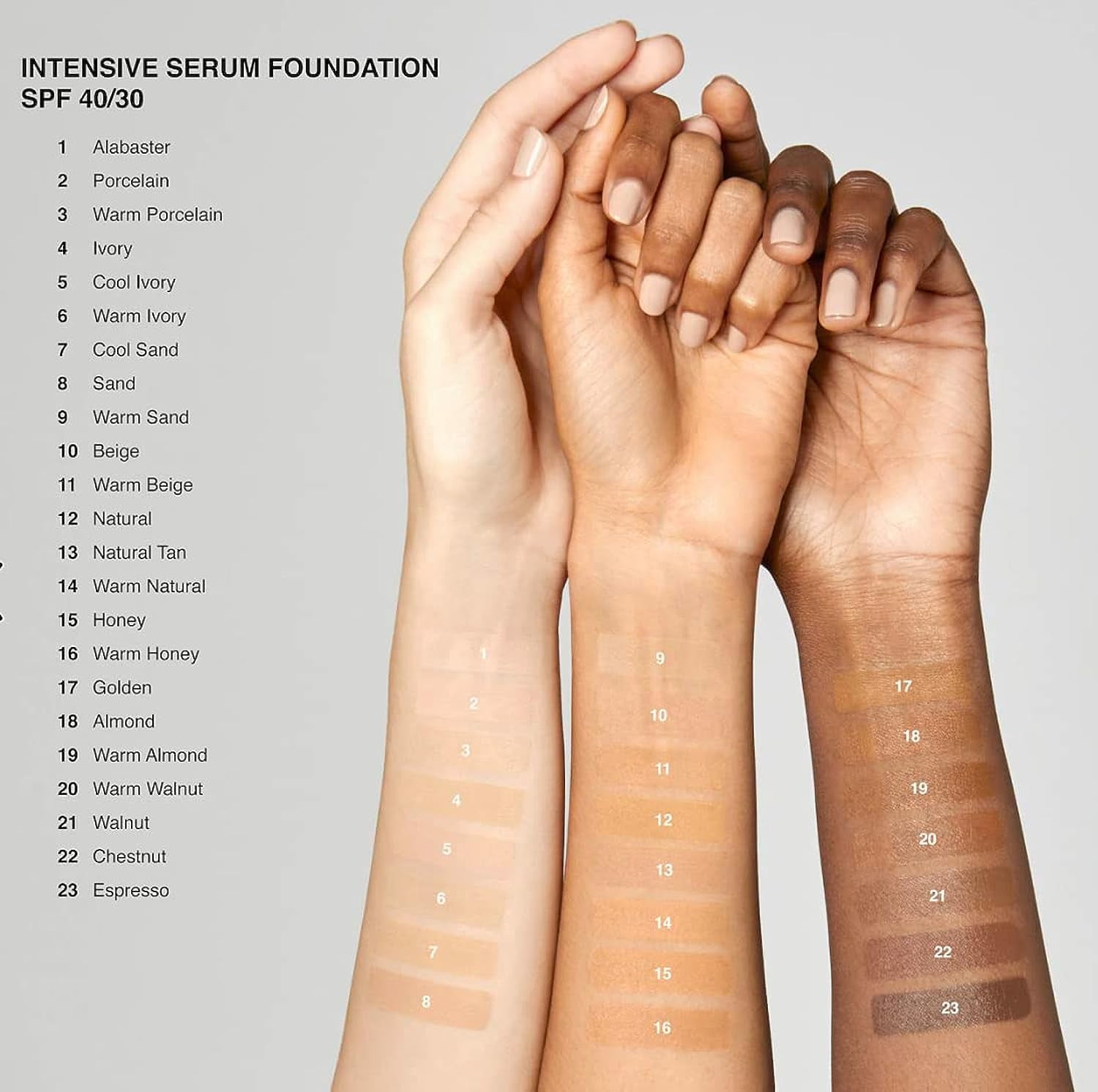 Intensive Skin Serum Foundation SPF 40 - Warm Natural by Bobbi Brown for Women - 1 oz Foundation
