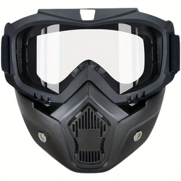 XBMego Full Face Hd Transparent Fog proof Sand proof Electric Welding Protective Glasses Versatile Breath proof Windproof Mask