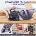 thumbnail image 7 of Jiahe Cover for iPhone 13 Pro Max, Compatible with MagSafe Case,Rugged Shockproof Aluminium Alloy Frame with Full Camera Lens Protector Kickstand Case Cover, black, 7 of 7
