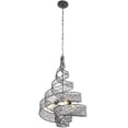 thumbnail image 2 of Varaluz Flow 3-Lt Twist Pendant - Steel, 2 of 3