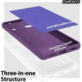 thumbnail image 5 of KOMI for Google Pixel 6A Phone Case Liquid Silicone, Cute Thin Slim Soft Rubber TPU Plain Smooth Gel Cover for Women Girl, Matte Solid Protective & Shockproof Bumper, Purple, 5 of 7