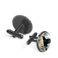 thumbnail image 2 of Crow Elegant Stainless Steel Cufflink Set for Formal Attire, Made of Stainless Steel, for Special Occasions, 2 of 6