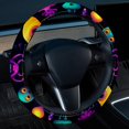 thumbnail image 2 of Alien 14.5 Inch Printing PVC Leather Auto Accessories Steering Wheel Cover Car Wheel Cover Steering Wheel Cover, 2 of 6