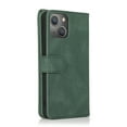 thumbnail image 5 of SaniMore iPhone 14 Plus Case (6.7" 2022) with Zipper Wallet & Wrist Strap & Magnetic Closure Card Slots Kickstand Shockproof Anti-drop Slim Full-around Protective Business Cover, Darkgreen, 5 of 15